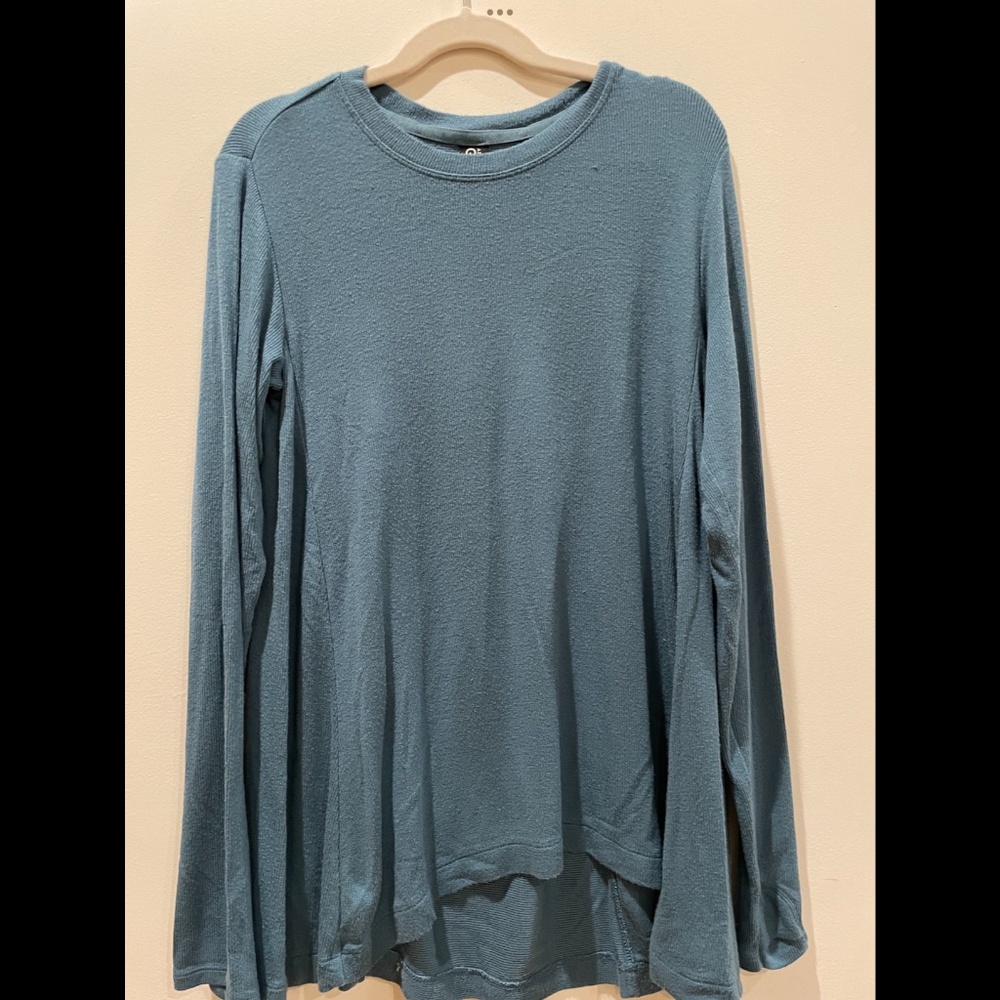 Athleta Girl Teal Up For Anything Long-sleeve Shirt